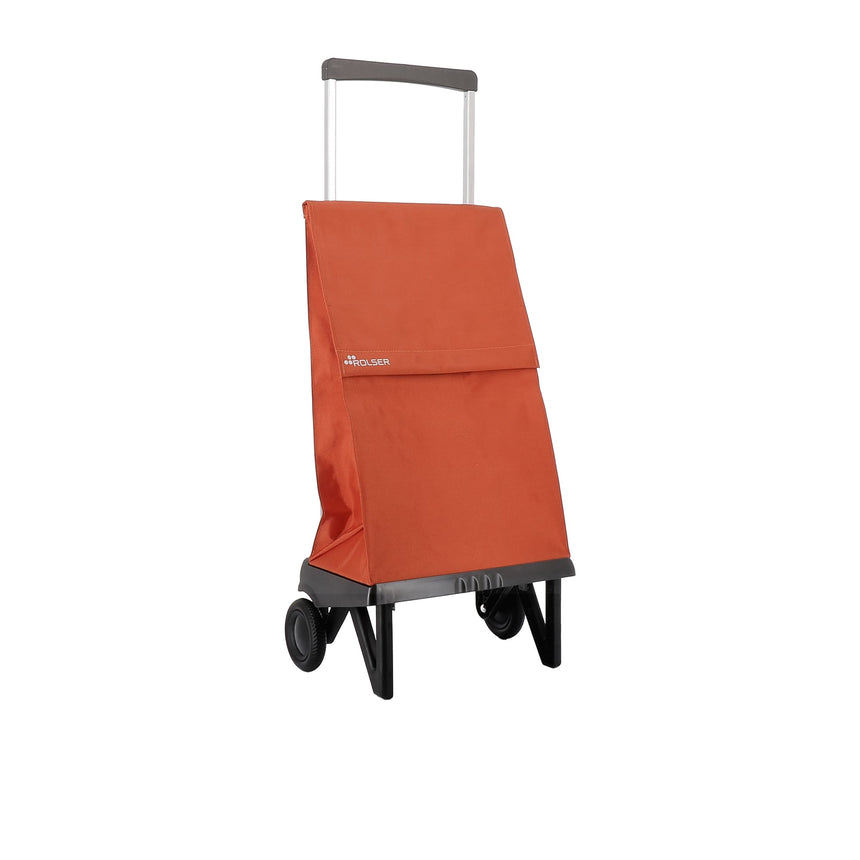 Rolser Plegamatic Foldable 2 Wheel Shopping Trolley Orange - Image 03