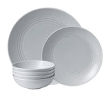 Royal Doulton Gordon Ramsay Dinner Maze Light Grey 12 Piece Dinner Set - Image 01