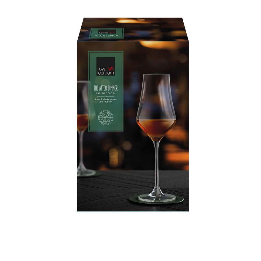 Royal Leerdam The After Dinner Rum and Whisky Glass 260mL Set of 4 - Image 04