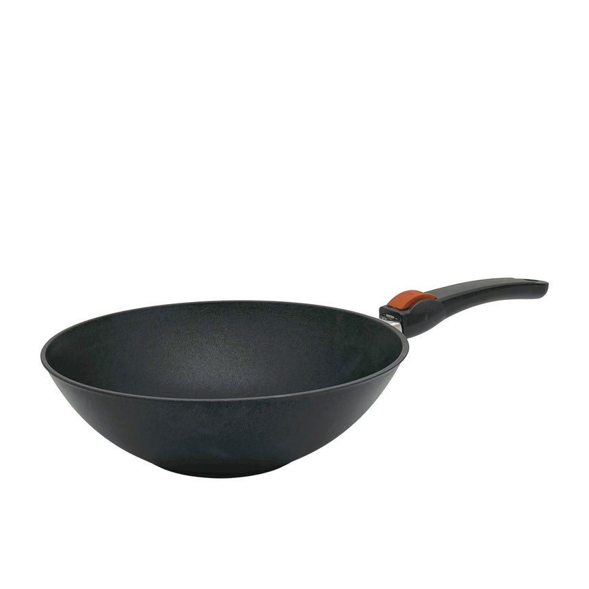 SKK Series 3 Induction Wok Pan with Detachable Handle 30cm - Image 01