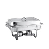 Soga Rectangular Stainless Steel Dual Tray Chafing Dish - Image 02