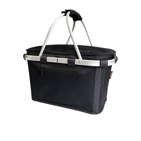 Sachi Insulated Carry Basket with Lid in Black - Image 01