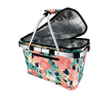 Sachi Insulated Carry Basket with Lid in Pastel Blooms - Image 01