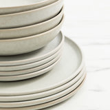 Salisbury & Co Arctic Dinner Set 12 Piece Stone - Image 02