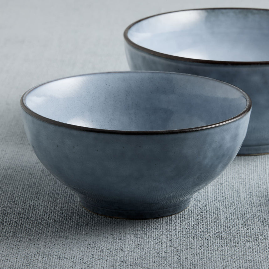 Salisbury & Co Baltic Noodle Bowl 17.5cm in Blue Grey - Image 02