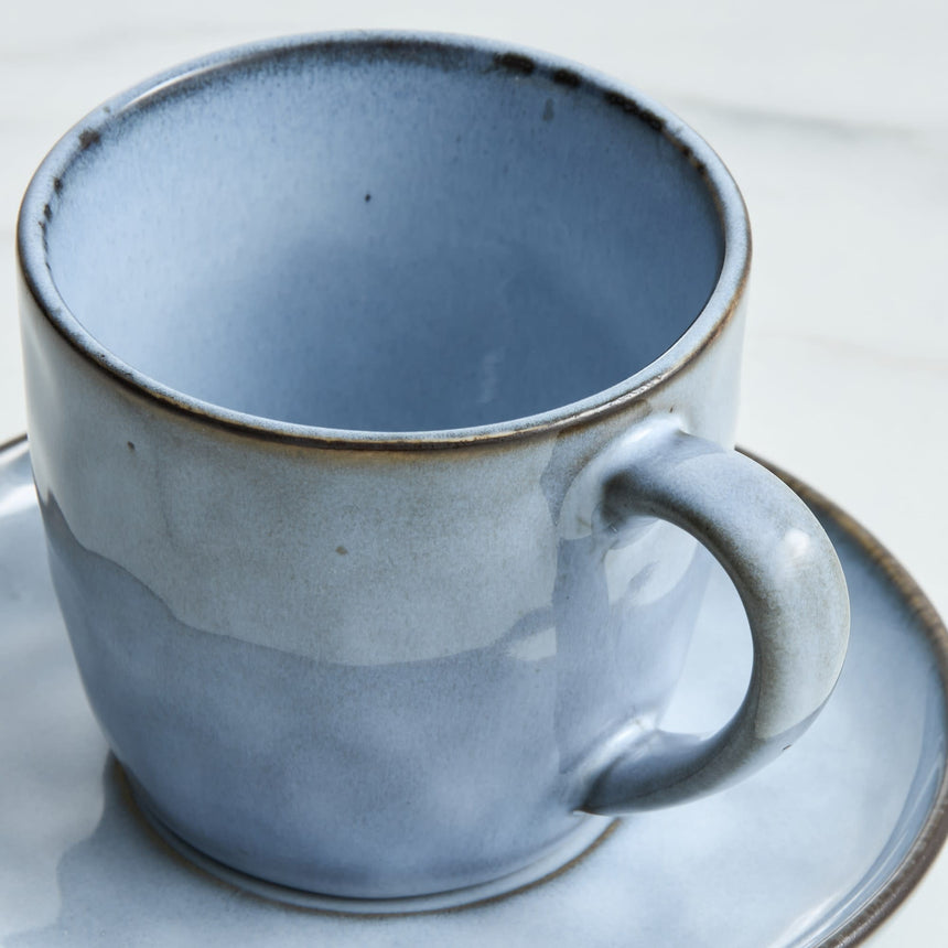 Salisbury & Co Baltic Cup and Saucer 280ml in Blue/Grey - Image 04