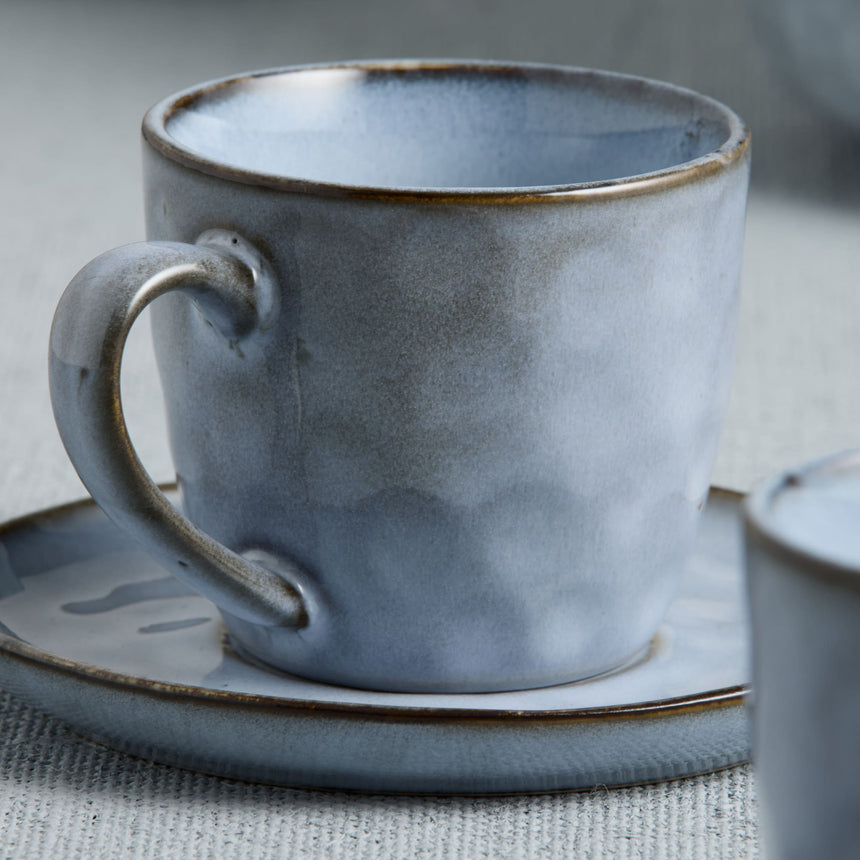 Salisbury & Co Baltic Cup and Saucer 280ml in Blue/Grey - Image 03
