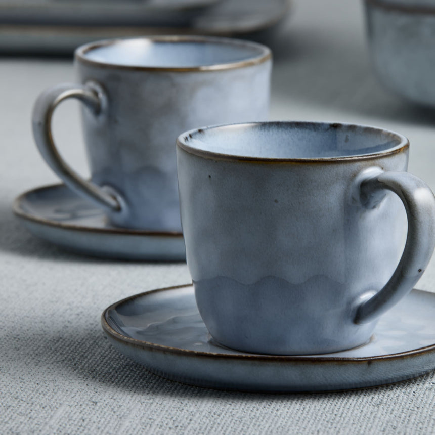 Salisbury & Co Baltic Cup and Saucer 280ml in Blue/Grey - Image 05