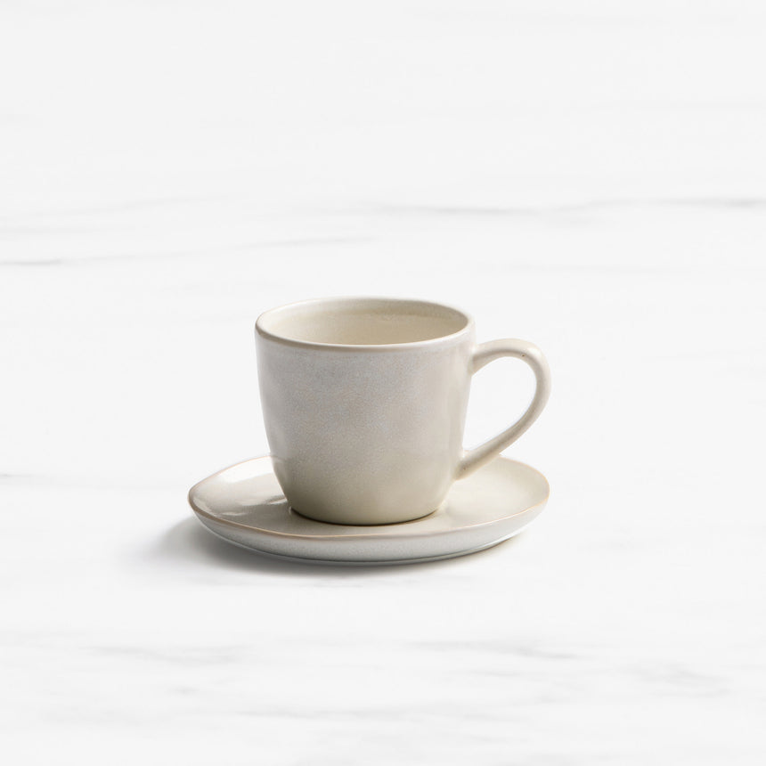 Salisbury & Co Baltic Cup and Saucer 280ml White - Image 01