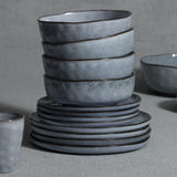 Salisbury & Co Baltic Dinner Set 12 Piece in Blue Grey - Image 03