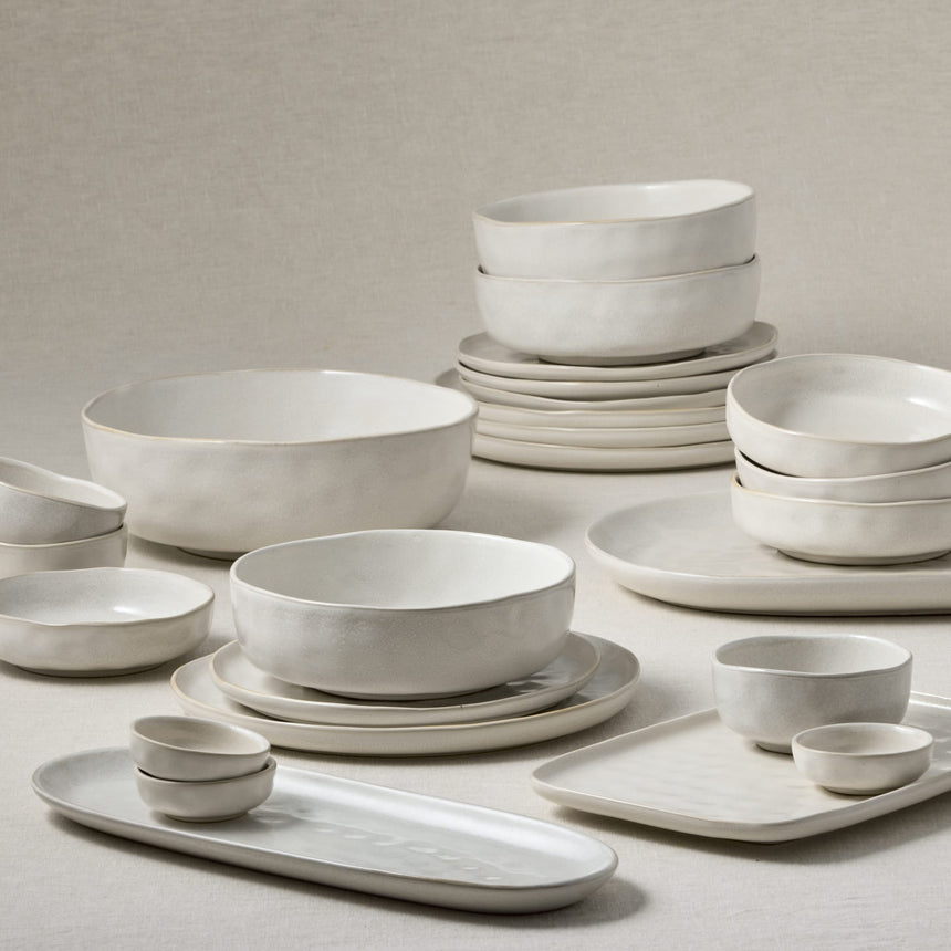 Salisbury & Co Baltic Dinner Set 12 Piece in White - Image 05