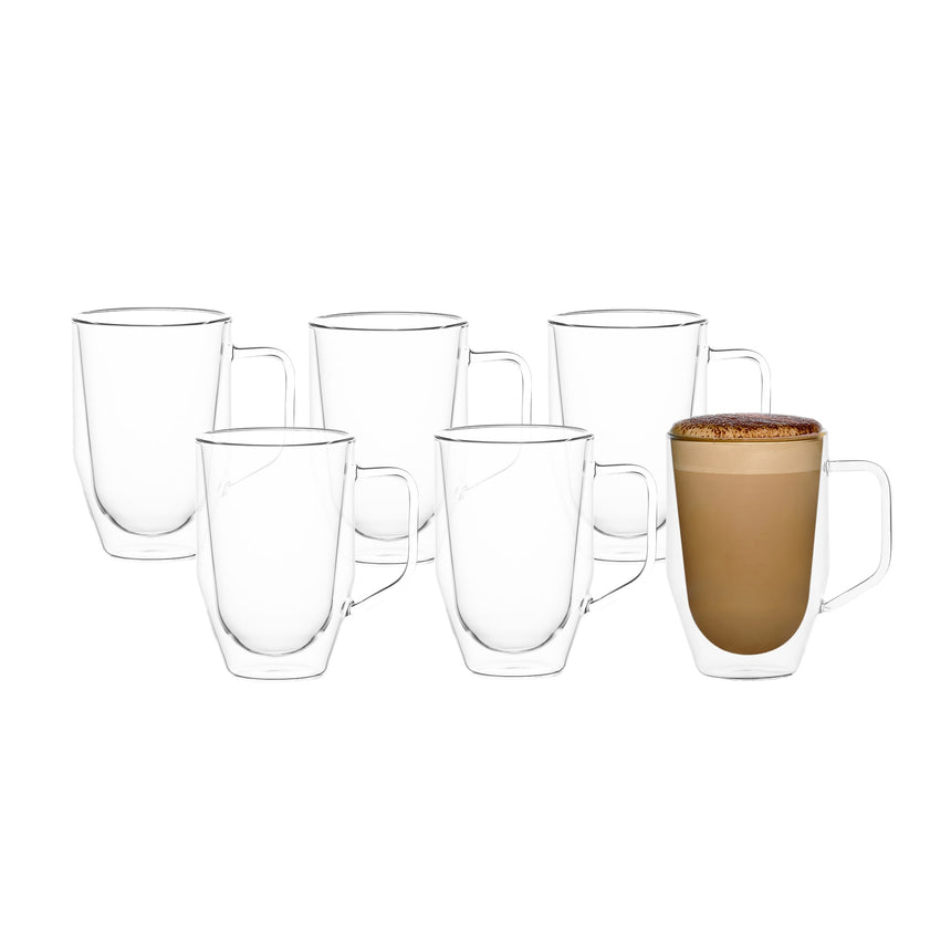 Salisbury & Co Brew Double Wall Mug 350ml Set of 6 - Image 01