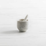 Salisbury & Co Riviera Mortar and Pestle 10cm in White - Image 01