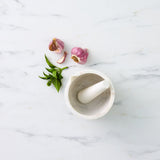 Salisbury & Co Riviera Mortar and Pestle 10cm in White - Image 04