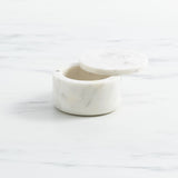 Salisbury & Co Riviera Salt Pig with Lid in White - Image 01