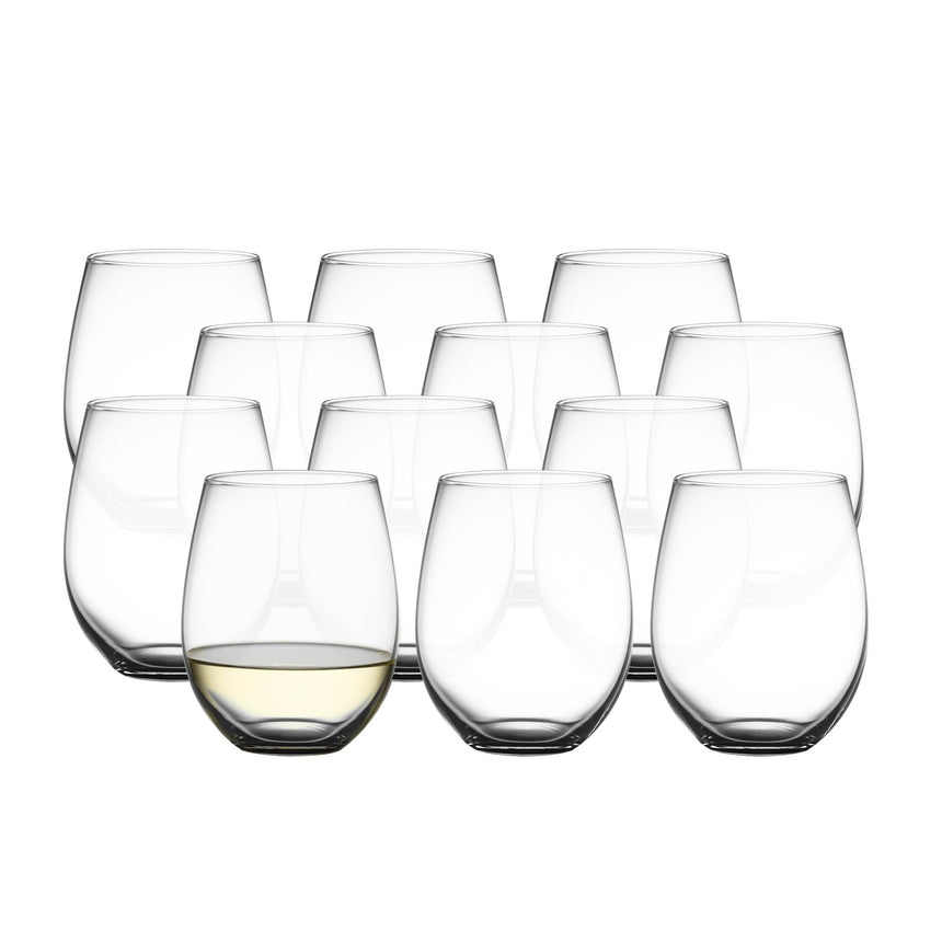 Salisbury & Co Celebrate Stemless Wine Glass 520ml Set of 12 - Image 01