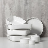 Salisbury & Co Classic Ramekin Large 12x5cm in White - Image 02