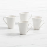 Salisbury & Co Classic Conical Mug 320ml Set of 4 in White - Image 01