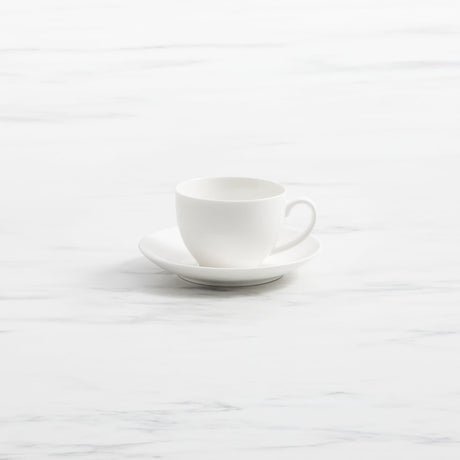 Salisbury & Co Classic Cup and Saucer 280ml in White - Image 01