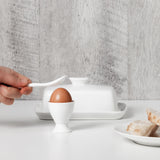 Salisbury & Co Classic Egg Cup in White - Image 03