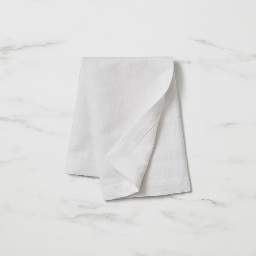 Salisbury & Co Classic Napkin 45cm Set of 4 White - Image 01