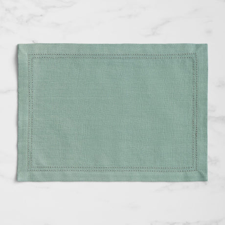 Salisbury & Co Classic Rectangular Placemat 45x33cm Seafoam - Image 01