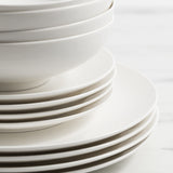 Salisbury & Co Classic Pure Coupe Dinner Set 12 Piece in White - Image 05