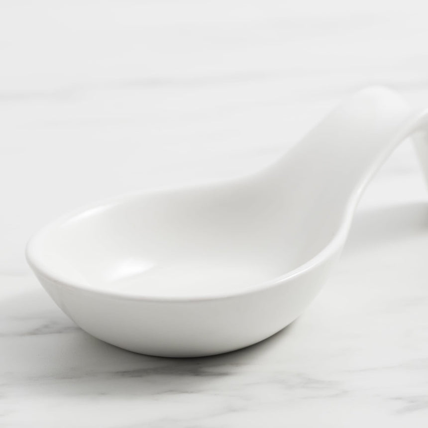 Salisbury & Co Classic Spoon Rest in White - Image 05