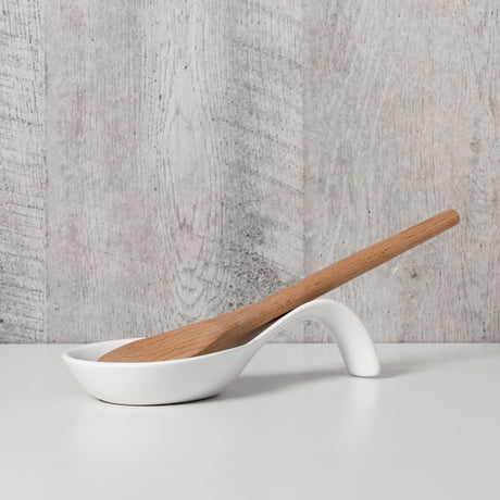Salisbury & Co Classic Spoon Rest in White - Image 02