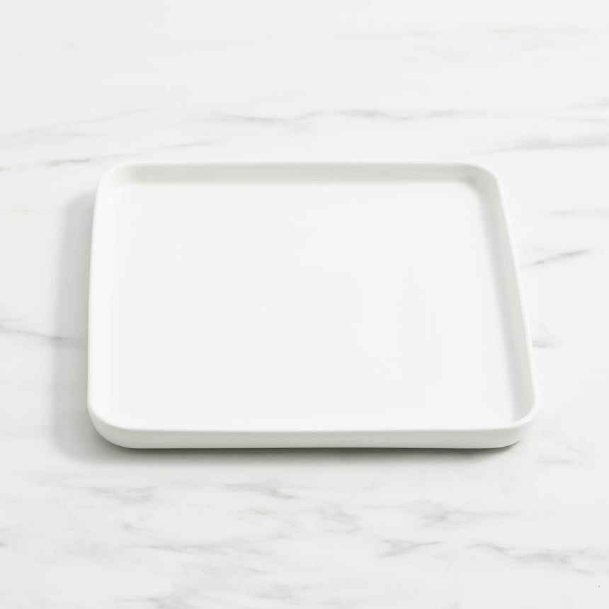 Salisbury & Co Classic Square Platter 25.5cm White - Image 05