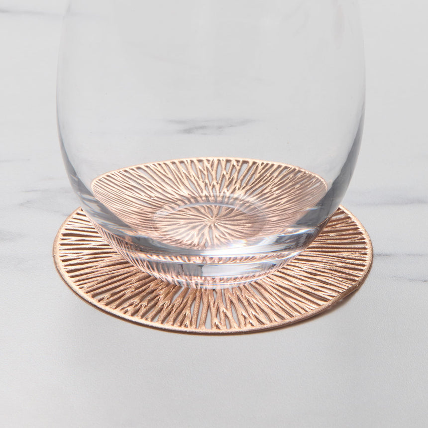 Salisbury & Co Coaster Set of 4 Rose Gold - Image 04