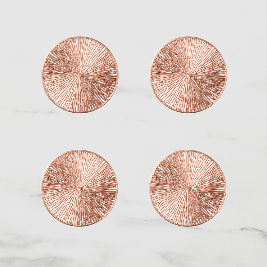 Salisbury & Co Coaster Set of 4 Rose Gold - Image 01