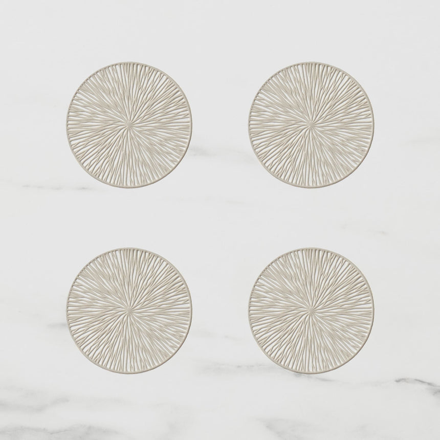 Salisbury & Co Coaster Set of 4 in White - Image 01