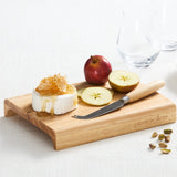 Salisbury & Co Degustation Serving Board with Cheese Knife 25x18cm Natural - Image 03