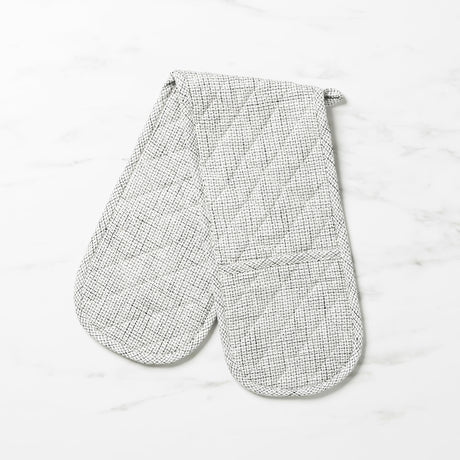 Salisbury & Co Devon Double Oven Mitt White - Image 01