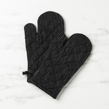 Salisbury & Co Devon Oven Glove Set of 2 Black - Image 01