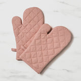 Salisbury & Co Devon Oven Glove Set of 2 Dusty in Pink - Image 01