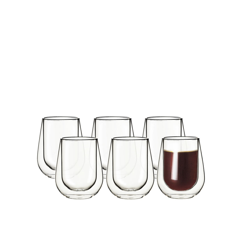 Salisbury & Co Duo Double Wall Glass 250ml Set of 6 - Image 01