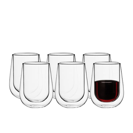 Salisbury & Co Duo Double Wall Glass 350ml Set of 6 - Image 01