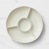 Salisbury & Co Escape Chip and Dip 30cm White - Image 05