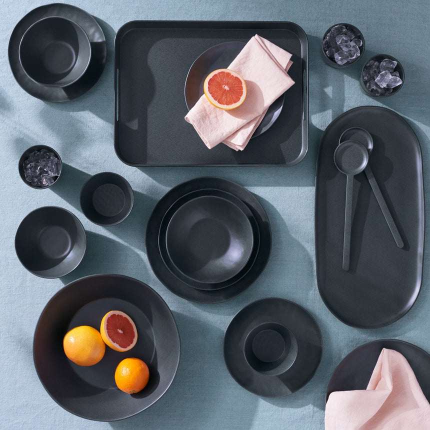 Salisbury & Co Escape Melamine Tray 40x30cm in Black - Image 05