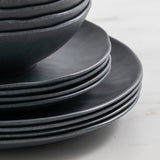 Salisbury & Co Escape Melamine Dinner Set 12 Piece in Black - Image 05