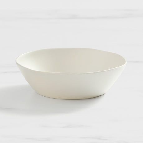 Salisbury & Co Escape Melamine Serving Bowl 30cm in White - Image 01