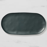 Salisbury & Co Escape Melamine Serving Platter 47x24cm Black - Image 01