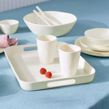 Salisbury & Co Escape Melamine Tray 40x30cm in White - Image 02