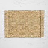 Salisbury & Co Fringe Rectangular Placemat 45x30cm Oatmeal - Image 01