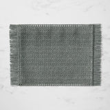 Salisbury & Co Fringe Rectangular Placemat 45x30cm Seafoam - Image 01