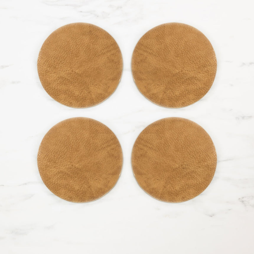 Salisbury & Co Siena Coaster Set of 4 Brown - Image 01