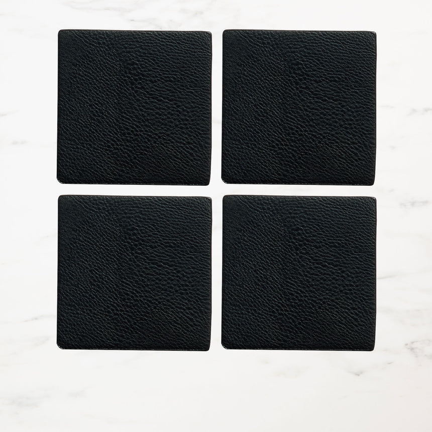 Salisbury & Co Eclipse Square Coaster Set of 4 in Black - Image 01