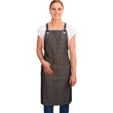 Salisbury & Co Hampstead Cross Back Apron in Black - Image 01